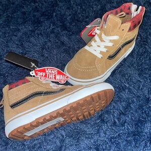 Vans Plaid and Brown